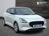 New Suzuki Swift 2025 White Hatchback
