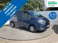 Used Ford Transit Custom Limited 130 HP (95 kW) 2022 Blue Van