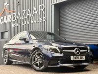 Used Mercedes C180 AMG Line Premium 2019 Blue Coupe