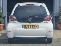 Used Toyota Aygo 68 HP (50 kW) 2013 White Hatchback