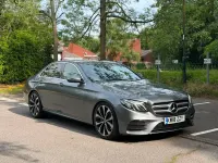 Used Mercedes E220 AMG line 2018 Grey Sedan