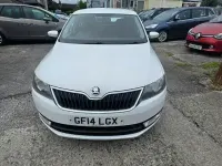 Used Skoda Rapid SE 90 HP (66 kW) 2014 White Hatchback