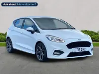 Used Ford Fiesta ST-Line 100 HP (73 kW) 2018 White Hatchback