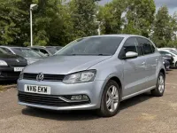 Used VW Polo Match 90 HP (66 kW) 2016 Silver Hatchback