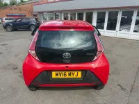 Used Toyota Aygo X-play 69 HP (50 kW) 2016 Red Hatchback