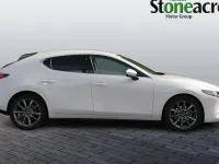 Used Mazda 3 Exclusive-Line 140 HP (102 kW) 2025 White Hatchback