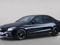 Used Mercedes C220 AMG line 194 HP (142 kW) 2019 Black Sedan