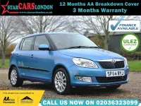 Used Skoda Fabia Elegance 105 HP (77 kW) 2014 Blue Hatchback