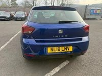 Used Seat Ibiza Design 2018 Blue Hatchback