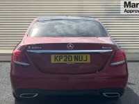 Used Mercedes E400 AMG line 340 HP (250 kW) 2020 Red