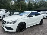 Used Mercedes A160 AMG line 2017 White Hatchback