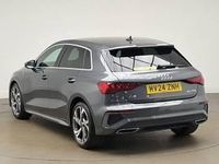 Used Audi A3 S-Line 110 HP (80 kW) 2024 Grey Hatchback