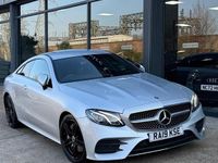 Used Mercedes E300 AMG line 245 HP (180 kW) 2019 Silver Coupe
