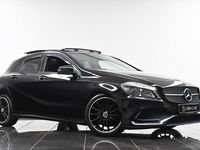 Used Mercedes A200 AMG line 156 HP (114 kW) 2017 Black Hatchback