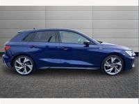 Used Audi A3 Black Edition 150 HP (110 kW) 2025 Navarra blue Hatchback