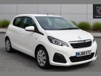 Used Peugeot 108 Active 71 HP (52 kW) 2018 White Hatchback