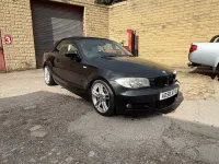 Used BMW 120 Cabriolet M Sport 2008 Black Cabriolet
