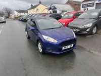 Used Ford Fiesta Zetec 82 HP (60 kW) 2015 Blue Hatchback