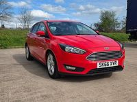 Used Ford Focus Zetec 2016 Red Hatchback