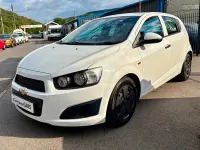 Used Chevrolet Aveo LS 2013 White Hatchback