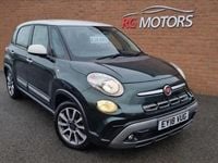Used Fiat 500L Cross 95 HP (69 kW) 2018 Green/white MPV