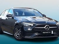 Used Mercedes C300 AMG line 265 HP (194 kW) 2022 Black Estate