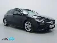 Used Mercedes A180 AMG Line Premium 136 HP (100 kW) 2019 Black Hatchback
