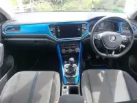 Used VW T-Roc Design 115 HP (84 kW) 2019 Blue SUV