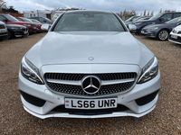 Used Mercedes C220 AMG Line Premium 170 HP (125 kW) 2016 Silver Coupe