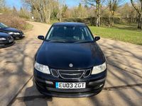 Używany Saab 9-3 Aero 150 KM (110 kW) 2003 Czarny Sedan/Limuzyna