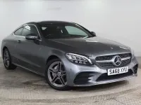 Used Mercedes C180 AMG line 2018 Grey Coupe