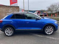 Used VW T-Roc SEL 150 HP (110 kW) 2019 Ravenna blue SUV