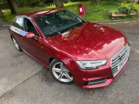 Used Audi A4 S-Line 2017 Red Sedan