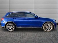 Used Mercedes GLC220 AMG Line Premium 168 HP (123 kW) 2018 Blue SUV