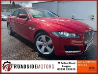 Used Jaguar XF Portfolio 180 HP (132 kW) 2017 Red Sedan