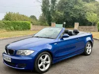 Used BMW 120 Cabriolet Performance 174 HP (127 kW) 2009 Blue Cabriolet