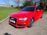 Used Audi A4 S-Line 150 HP (110 kW) 2015 Red Sedan