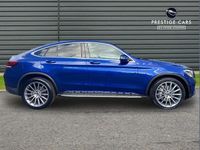 Used Mercedes GLC220 AMG Line Premium 194 HP (142 kW) 2020 Blue Coupe