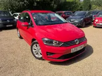 Used VW Golf Sportsvan SE 2017 Red MPV