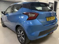 Used Nissan Micra Acenta 71 HP (52 kW) 2018 Blue Hatchback
