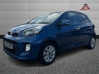 Used Kia Picanto 84 HP (61 kW) 2016 Blue Hatchback