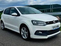 Used VW Polo R-line 105 HP (77 kW) 2013 White Hatchback
