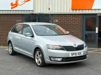 Used Skoda Rapid SE 90 HP (66 kW) 2015 Silver Hatchback