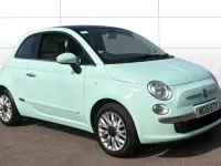 Used Fiat 500 Lounge 69 HP (50 kW) 2015 Green Hatchback