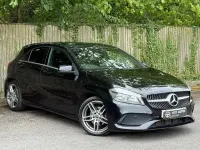Used Mercedes A180 AMG line 2018 Black Hatchback