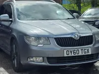 Usado Skoda Superb Elegance 170 CV (125 kW) 2010 Gris Familiar