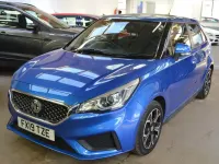 Used MG MG3 Excite 106 HP (77 kW) 2019 Blue Hatchback