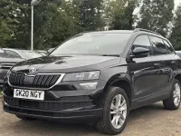 Used Skoda Karoq SE Technology 116 HP (85 kW) 2020 Black SUV