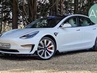 Used Tesla Model 3 Performance 461 kW (627 HP) 2019 White Sedan