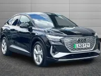 New Audi Q4 Sportback e-tron S-Line 207 kW (282 HP) 2026 Mythos black SUV